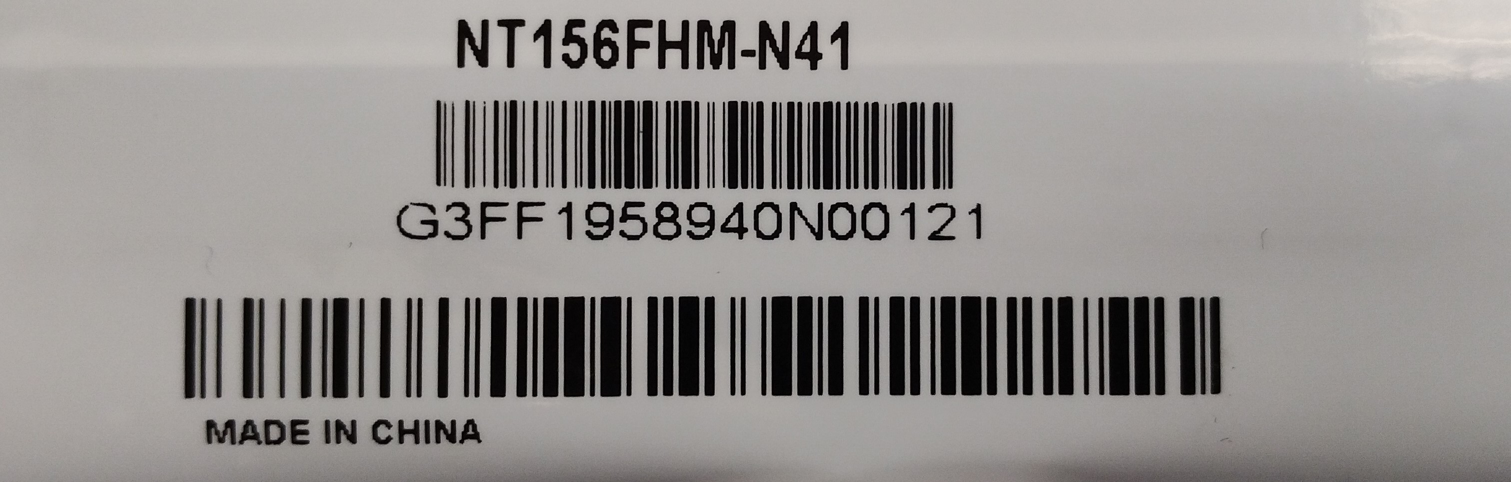 LCD 15,6" - LCD FHD Matte, 1920x1080 - NT156FHM.N41, HP-PN: 733684-001