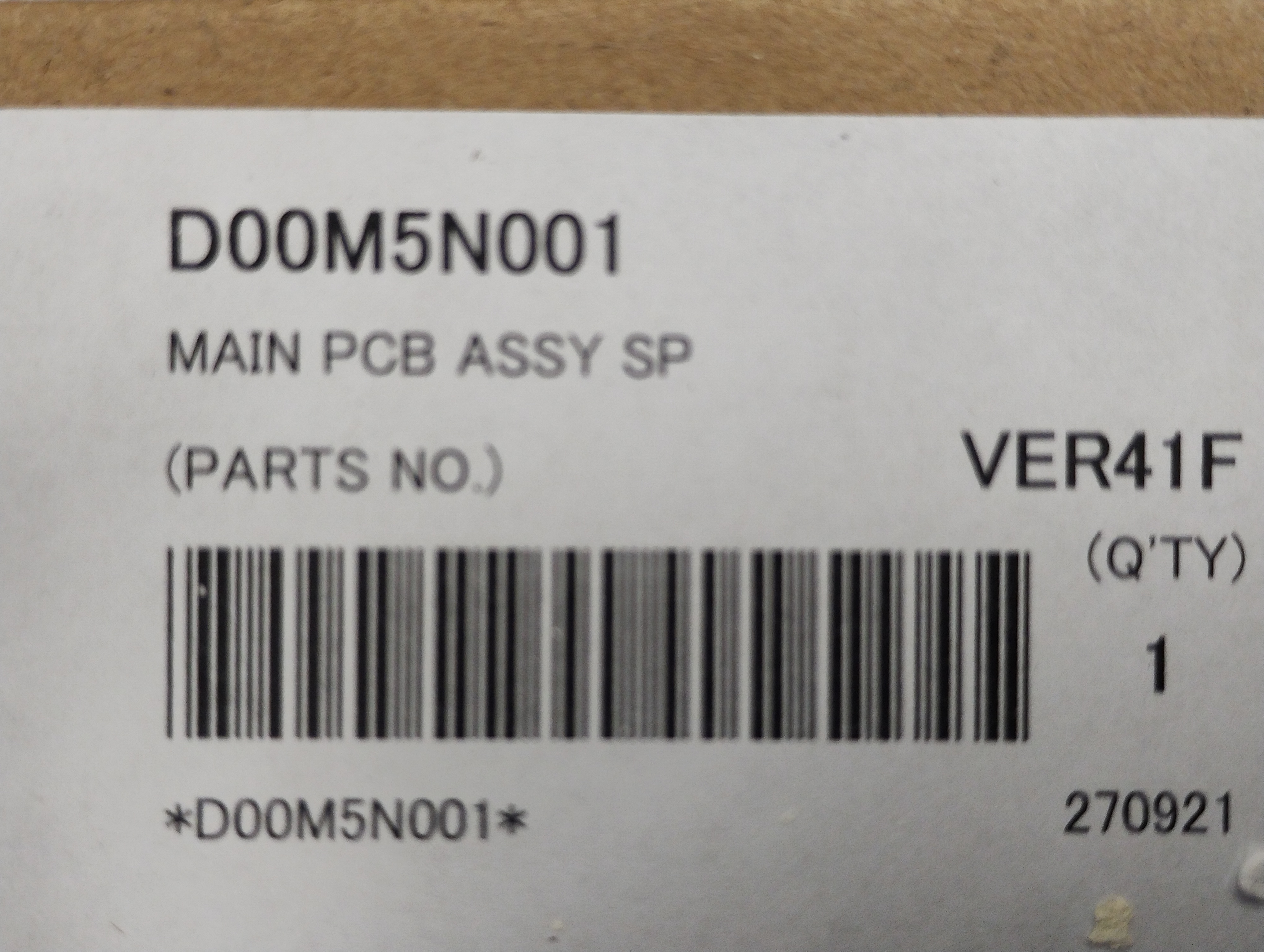 Brother MAIN PCB ASSY SP - D00M5N001