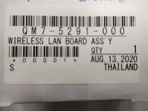 Canon WIRELESS LAN BOARD ASSEMBLY - QM7-5291-000