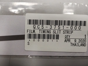 Canon FILM, TIMING SLIT STRIP - QC5-3751-000