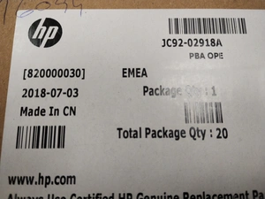HP / SAMSUNG PBA OPE - JC92-02918A