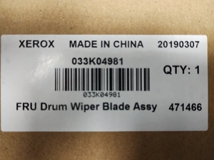 Xerox Drum Wiper Blade Assembly - 033K04981