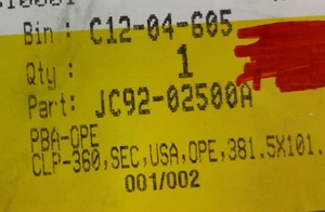 Samsung PBA-OPE - JC92-02500A