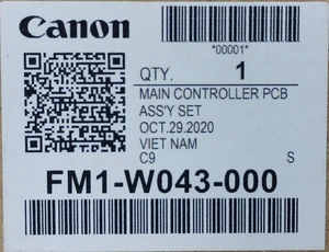 Canon MAIN CONTROLLER PCB ASSEMBLY SET - FM1-W043-000