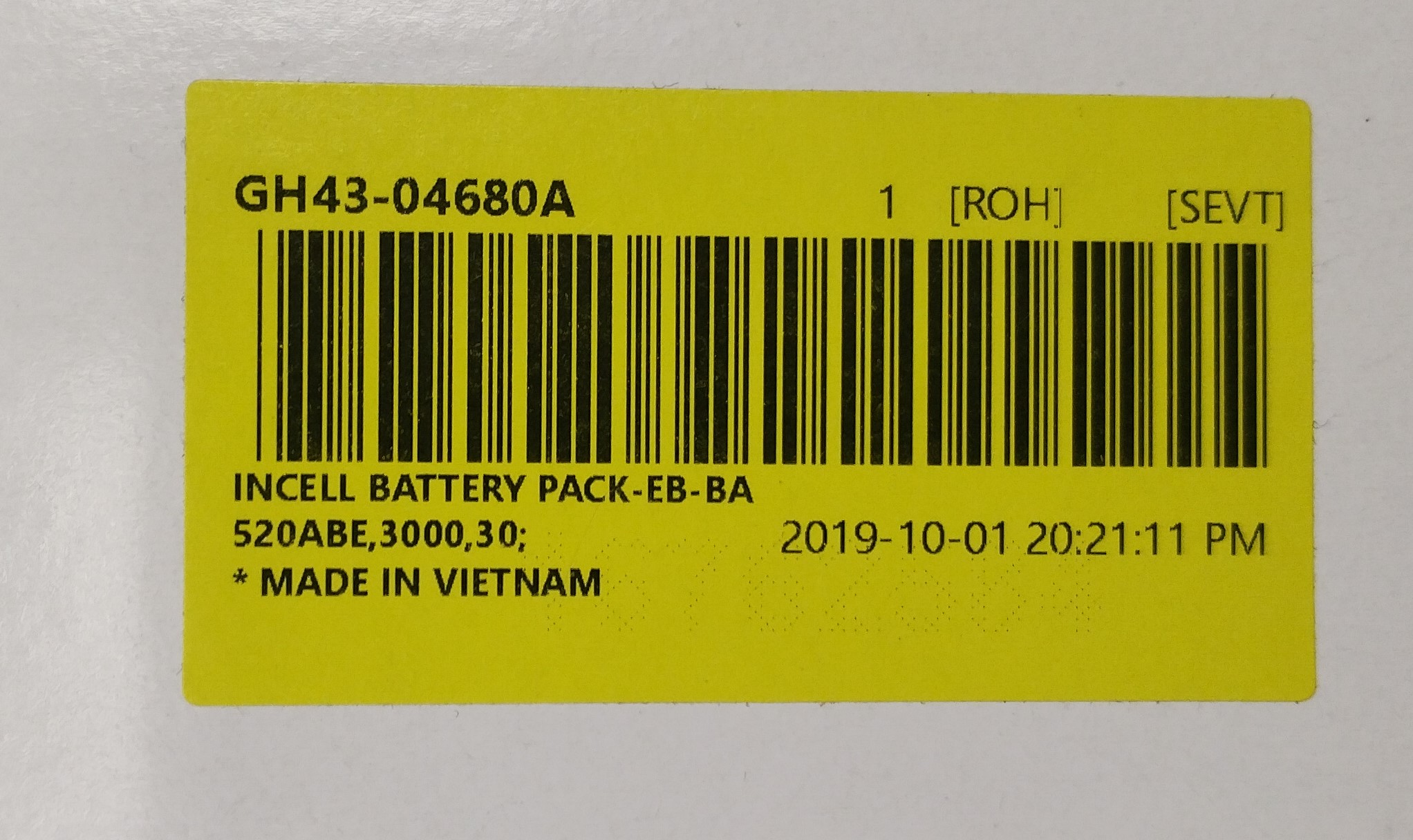 Samsung originální baterie EB-BA520ABE 3000 mAh (Service pack) - GH43-04680A