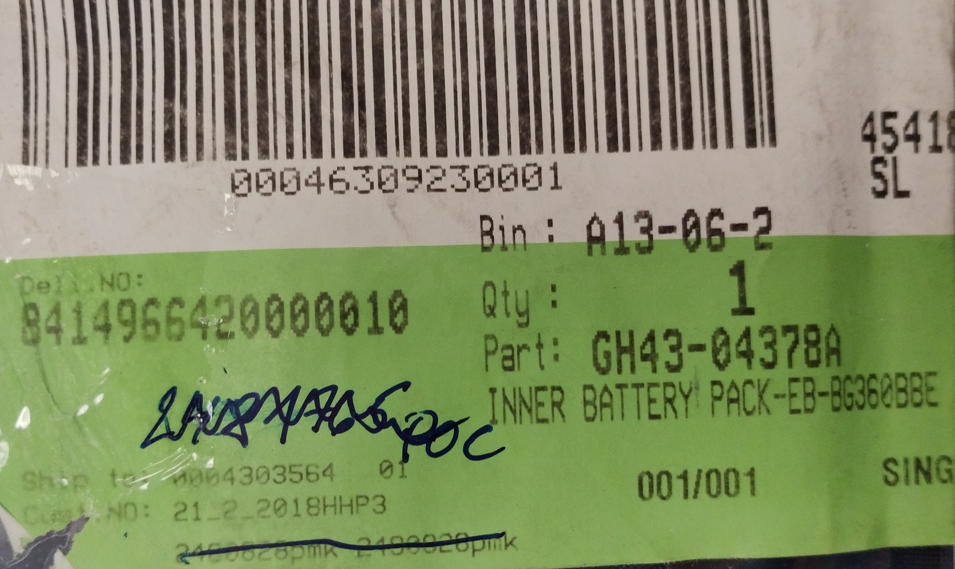 Samsung baterie EB-BG360BBE - GH43-04378A