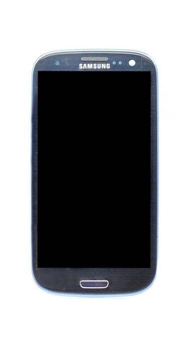 Samsung LCD Displej + Dotykové Sklo + Rám (Pebble Blue) GT-i9300 - GH97-13630A
