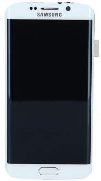 Samsung LCD Displej + Dotykové Sklo + Rám (White Pearl) G925F - GH97-17162B 