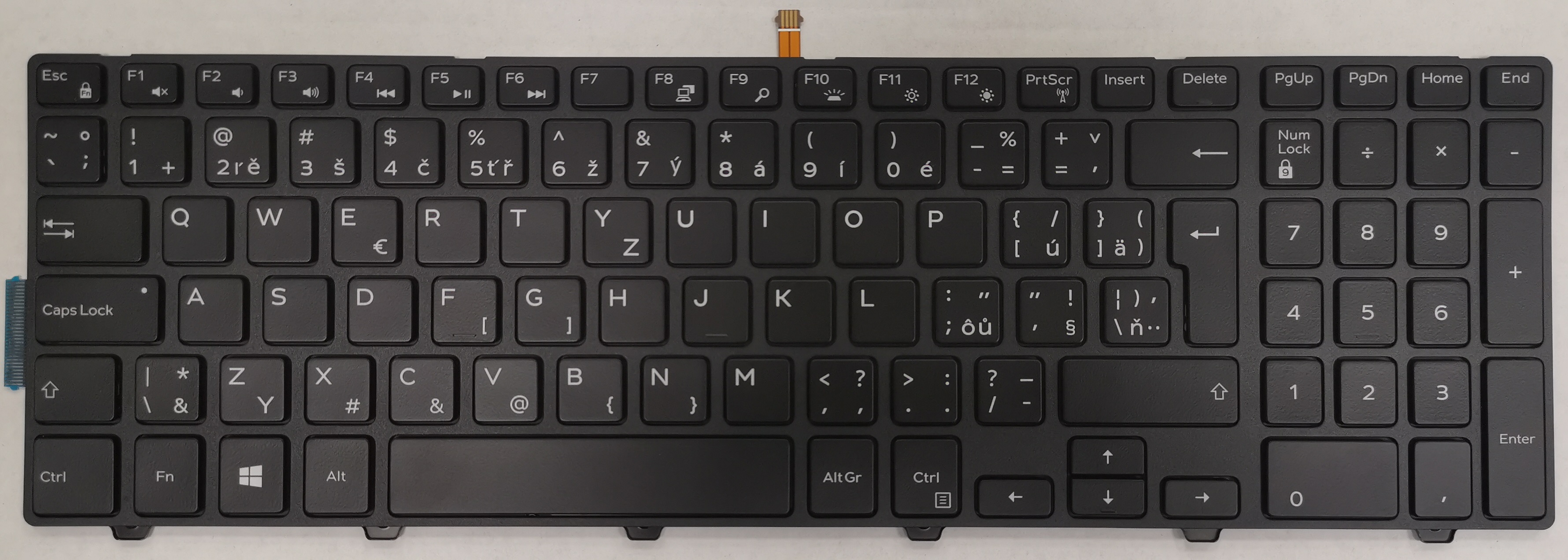 original klávesnice CZ / SK Dell Vostro 3546 3549 3558 3559 3561 3562 3565 3568 3572 3578 3580 Latitude 3550 3560 3570 3580 - PDKK0 