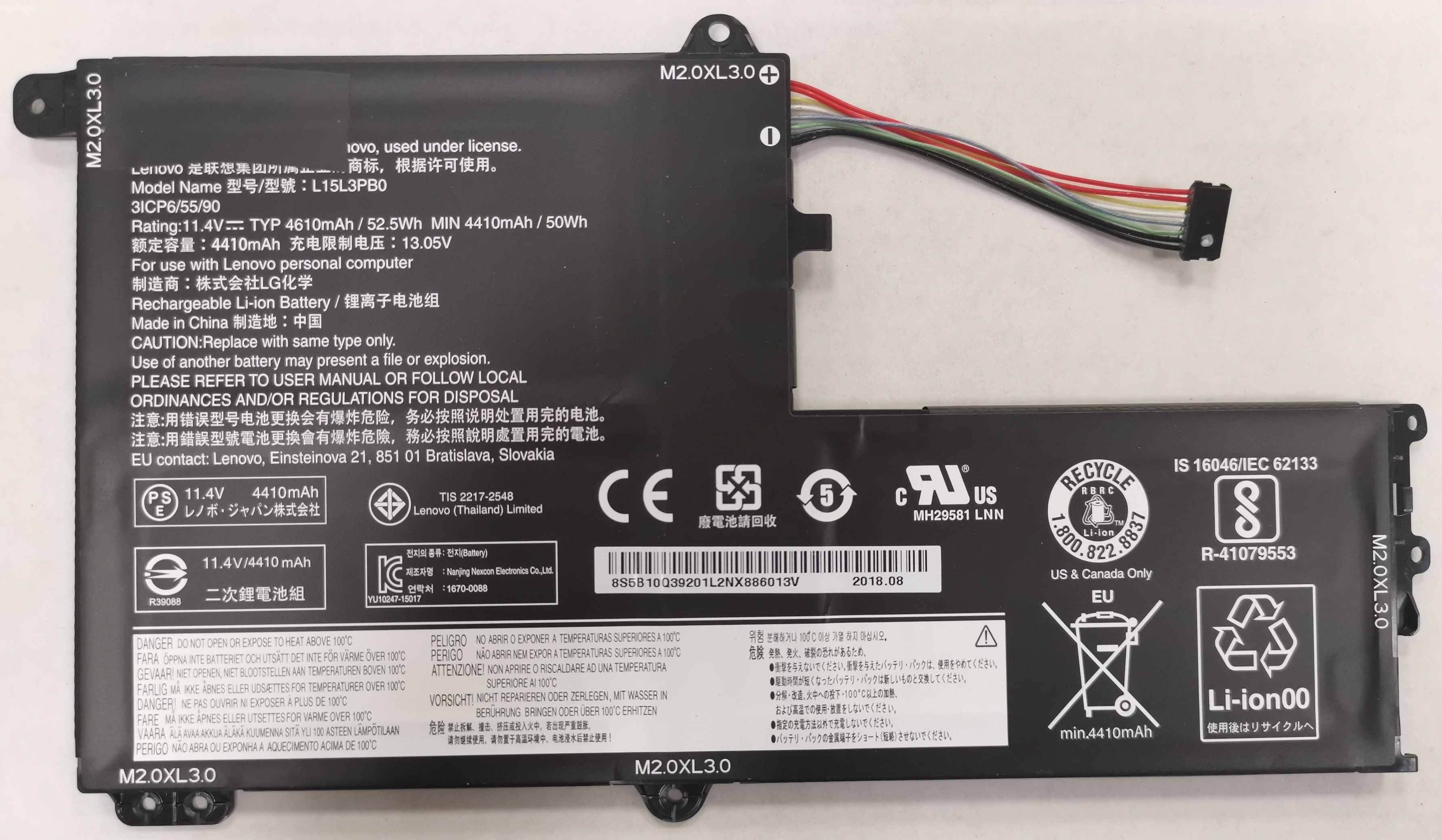 Original baterie Lenovo IdeaPad 330S - L15L3PB0- 5B10K85055