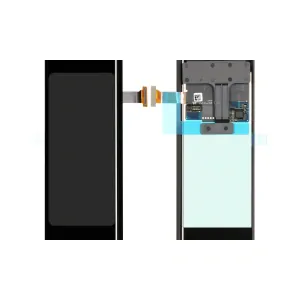 Samsung Galaxy Fold F900U - LCD Displej + Dotykové Sklo (Black) - GH96-12253A