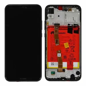 Huawei P20 Lite - LCD Displej + Dotykové Sklo + Rám + Baterie - 02351VUV 