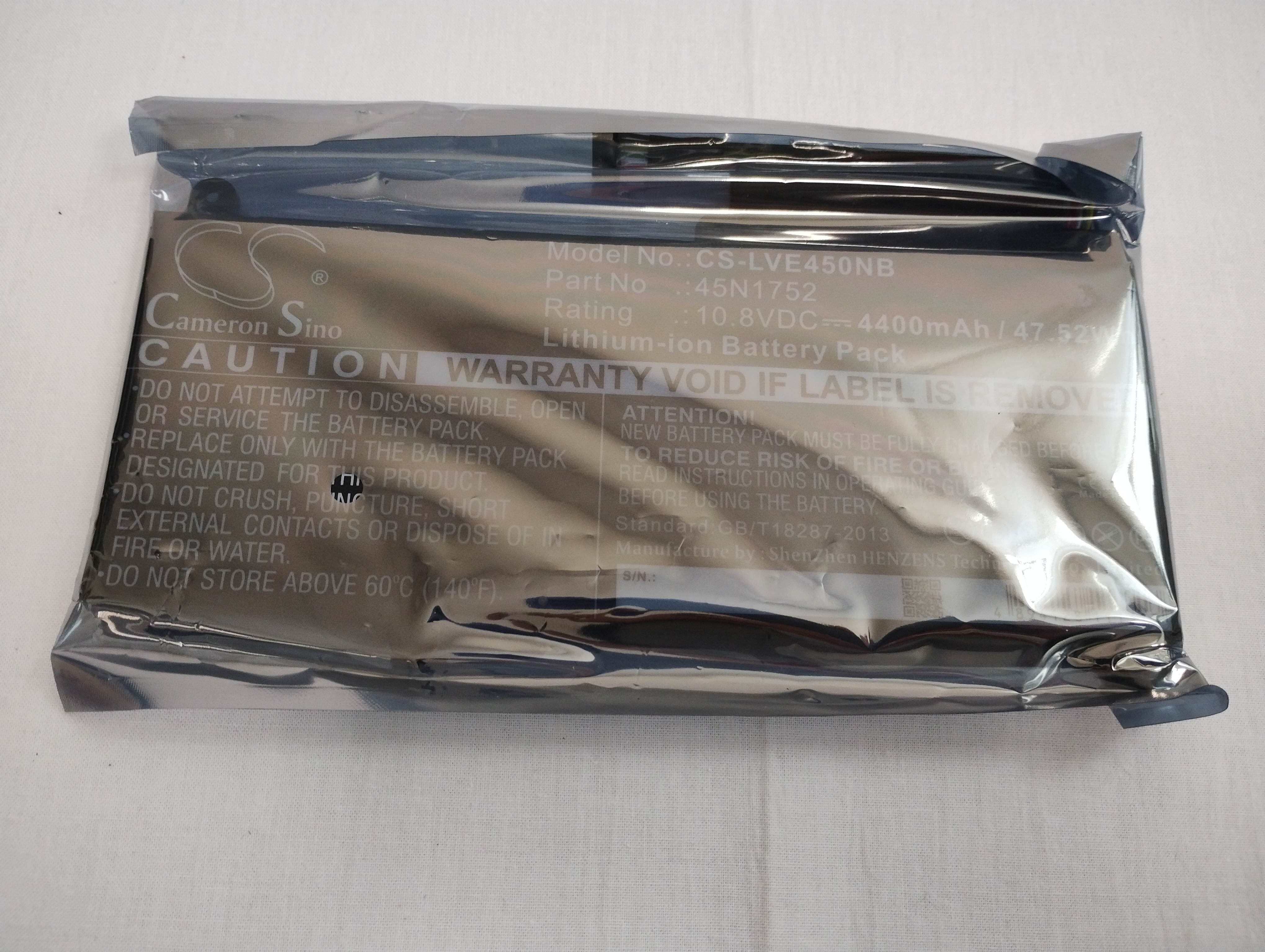 Cameron Sino CS-LVE450NB - Baterie pro notebooky Lenovo - neoriginální