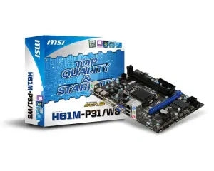 LGA1155 základní deska H61M-P31/W8 pro 2gen/3gen Intel CPU