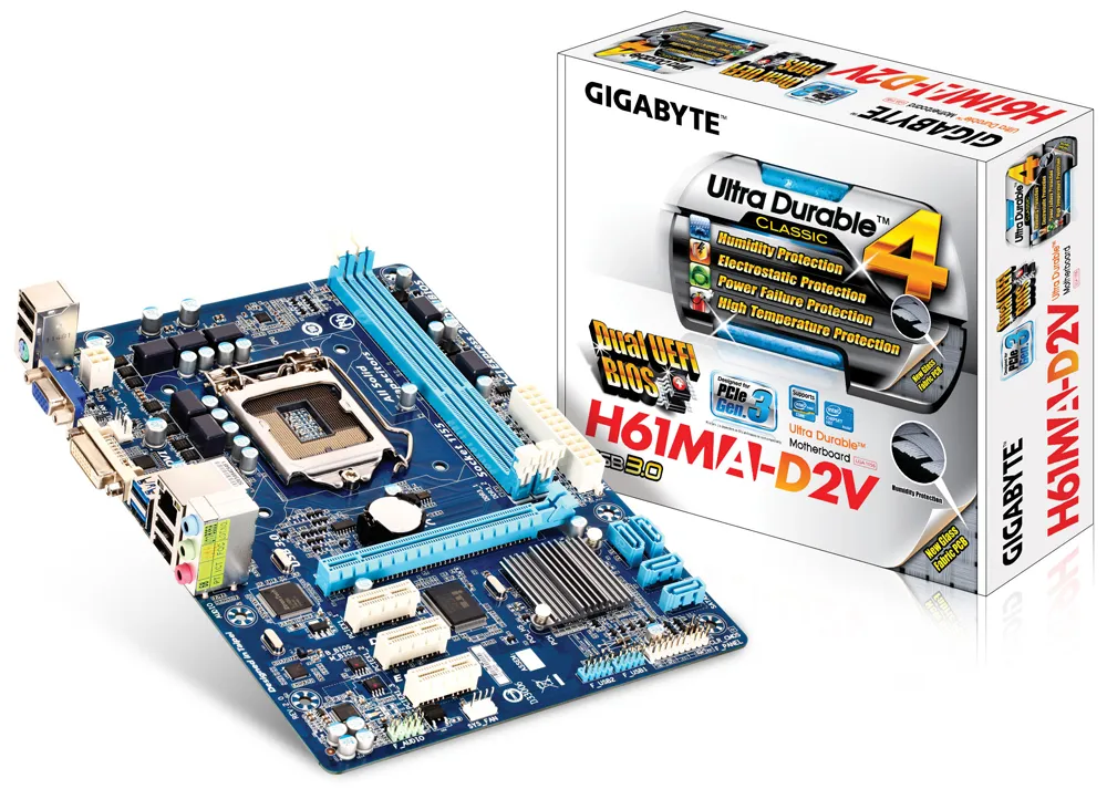 LGA 1155 základní deska GA-H61MA-D2V (rev. 2.1)