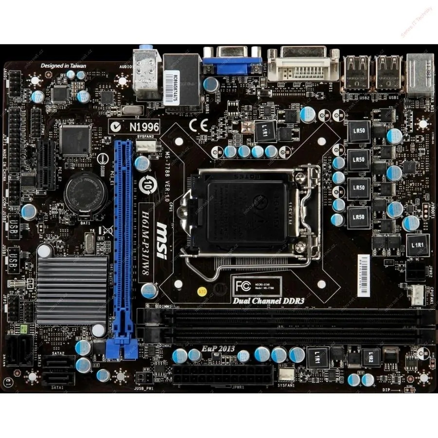 LGA1155 základní deska H61M-P31/W8 pro 2gen/3gen Intel CPU