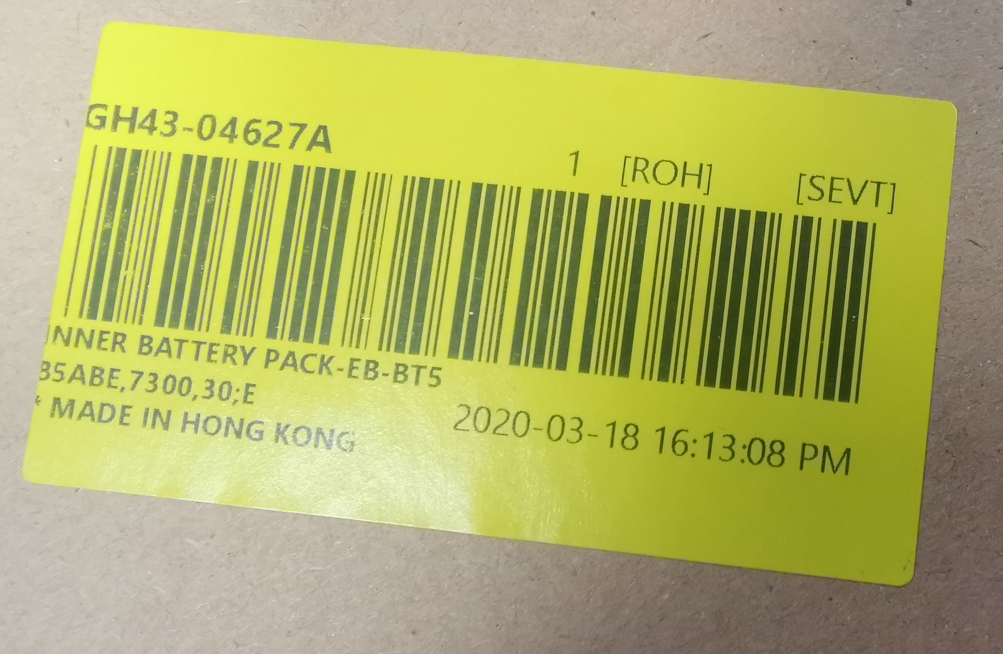 Original Samsung batérie Samsung Galaxy Tab A 10.1 - T580, T585