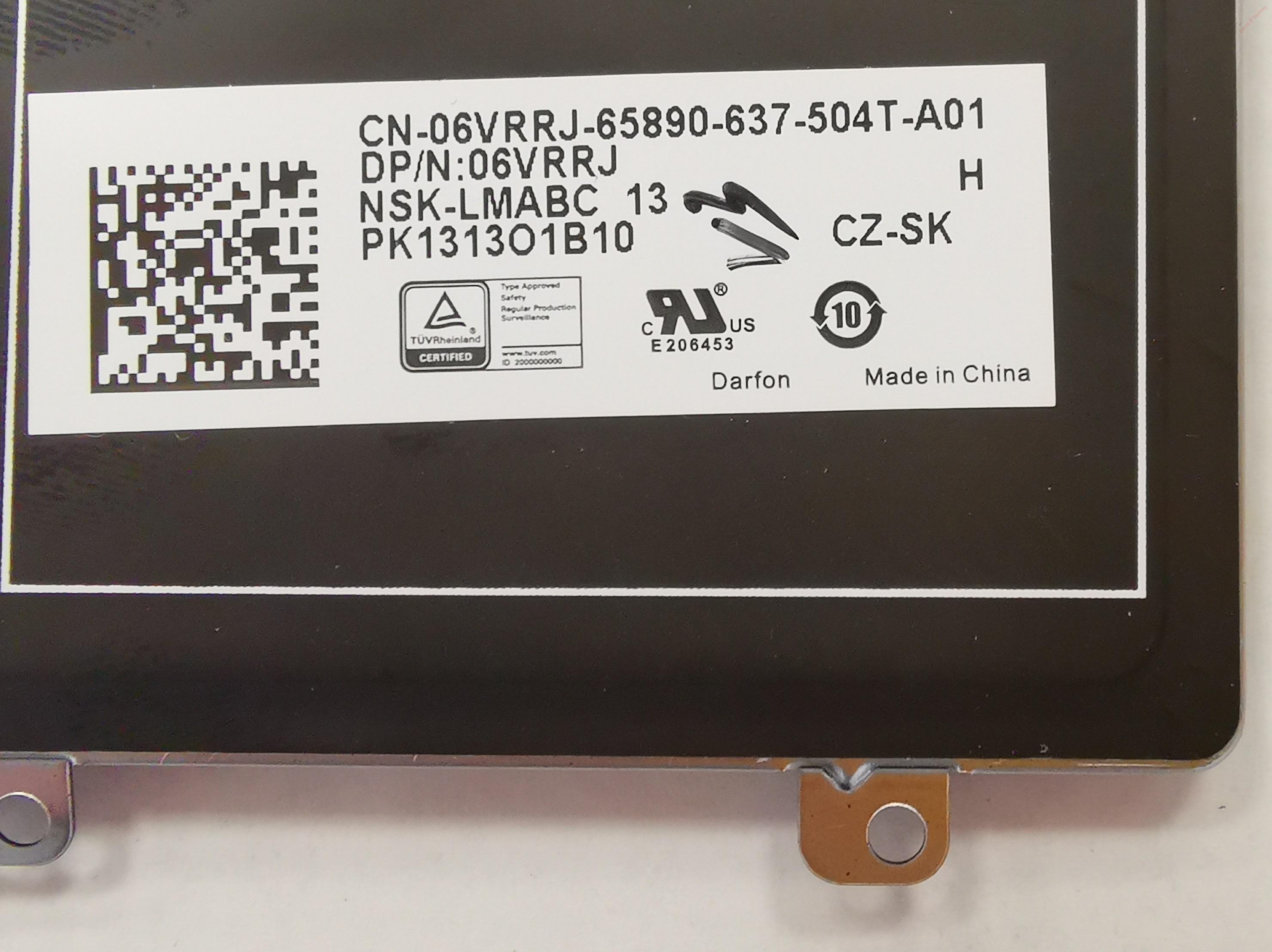 klávesnice Dell Latitude E5250 E7250 6VRRJ