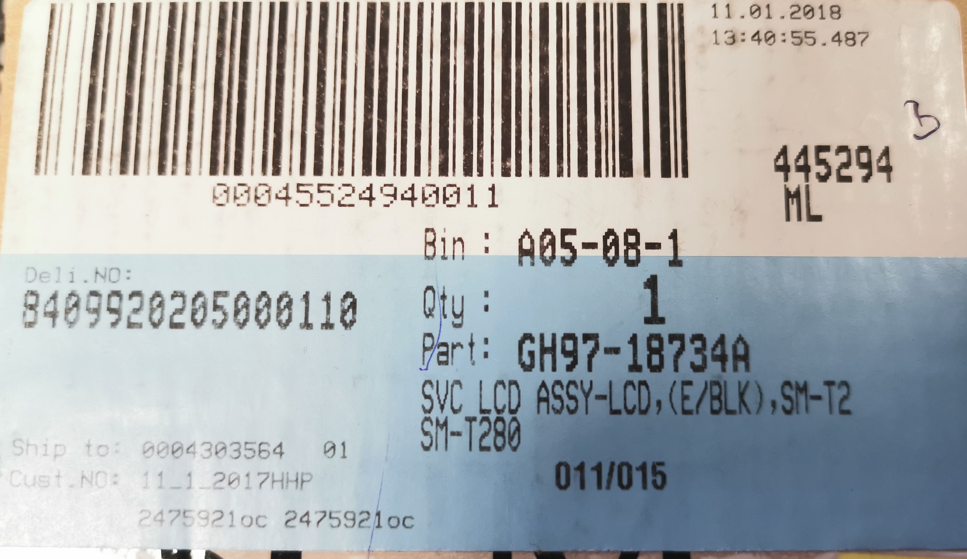 Samsung Galaxy Tab A 7.0 T280 (2016) - LCD Displej 