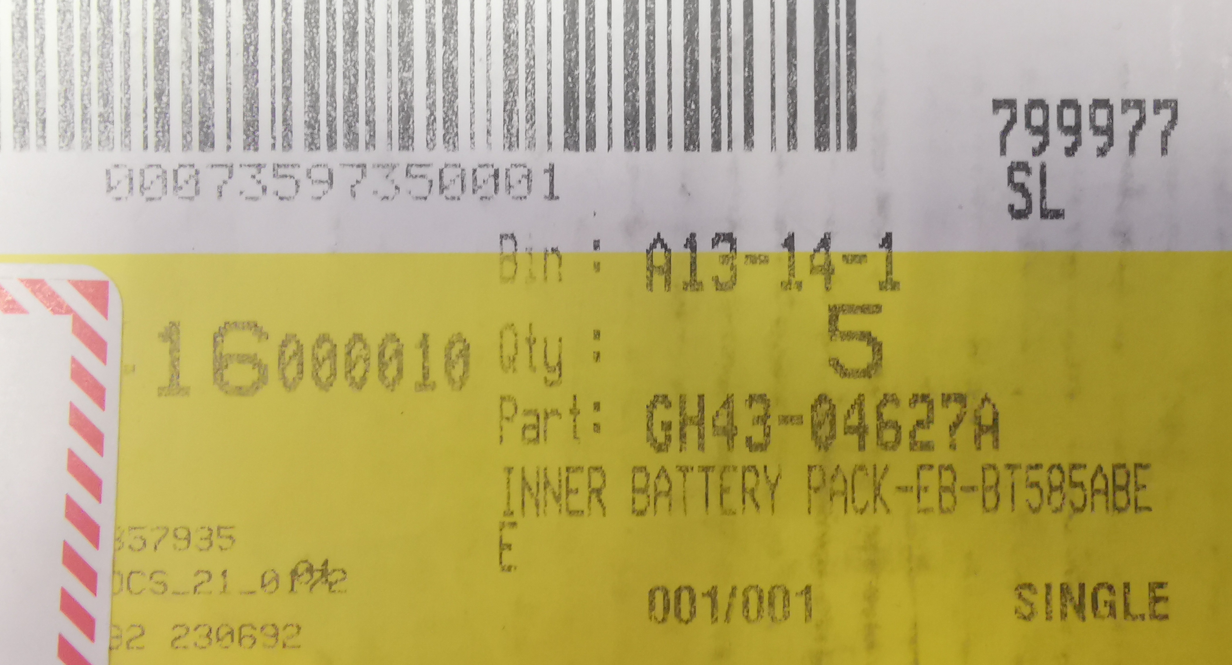 Original Samsung batérie Samsung Galaxy Tab A 10.1 - T580, T585