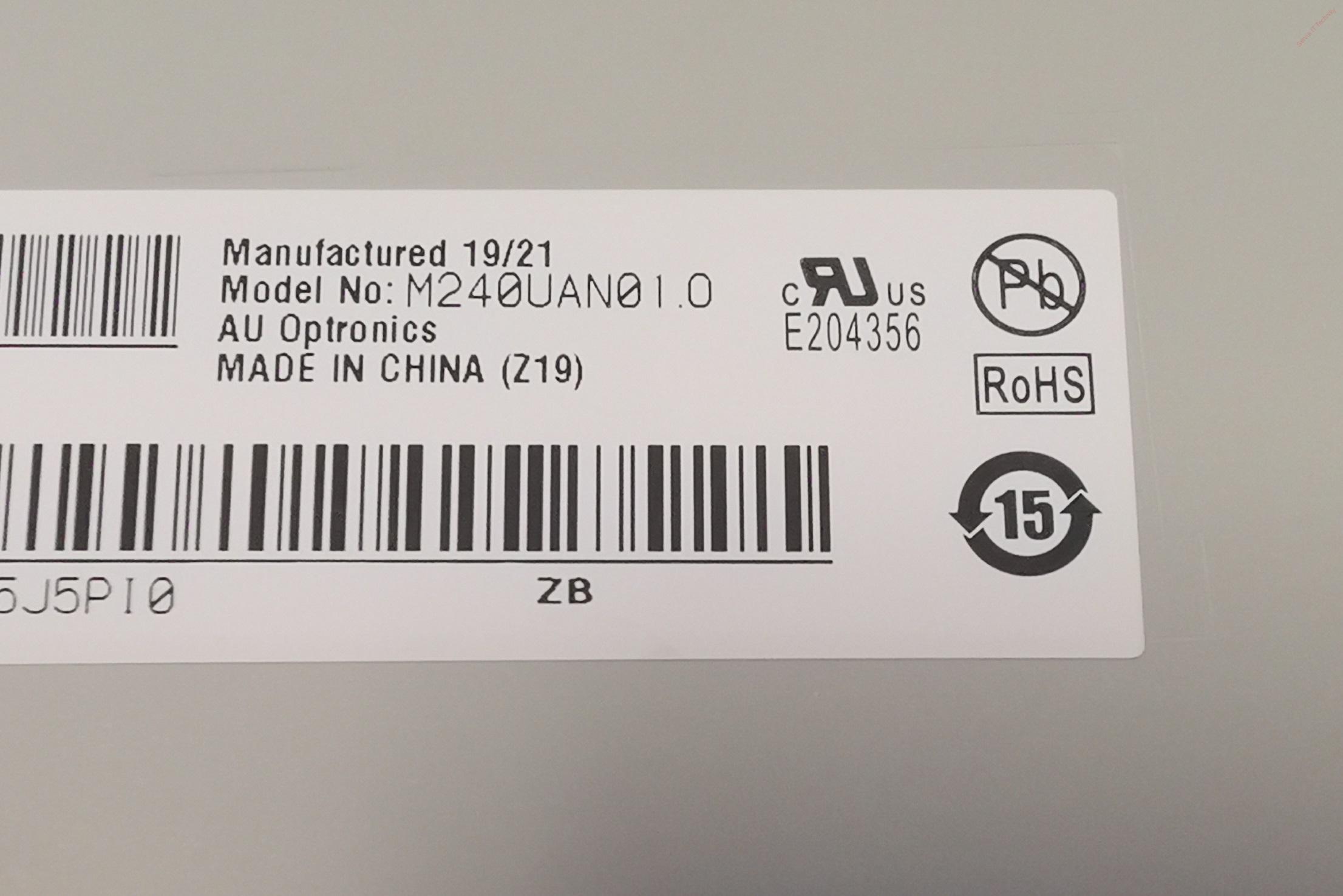 Acer LCD PANEL 24" WUXGA NGL - KL.24005.031