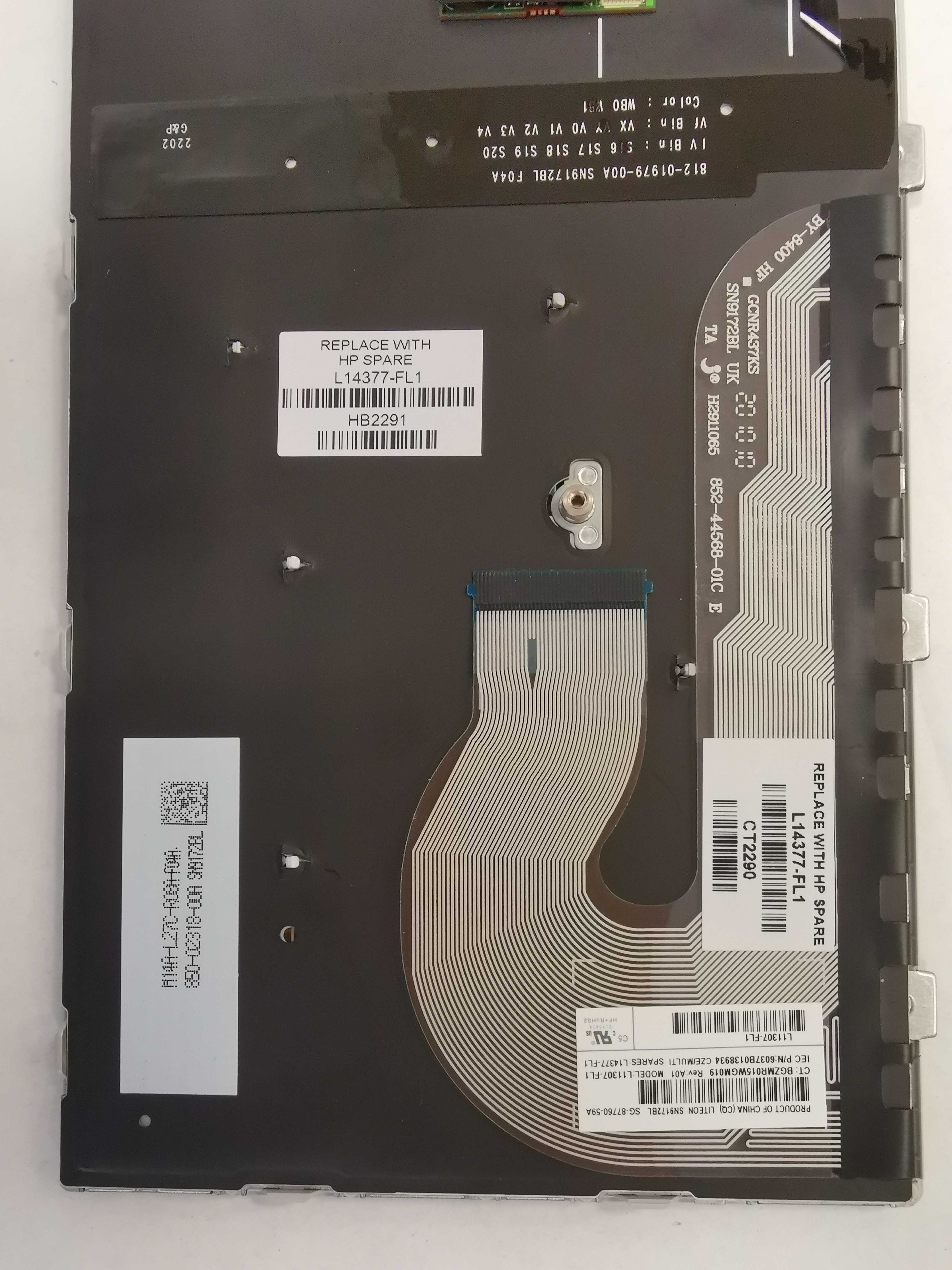 Klávesnice pro notebook HP 745 840 G5 G6 - L14377-FL1