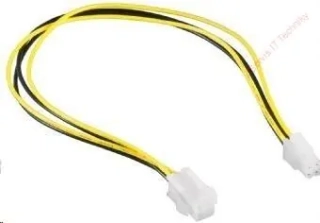 GEMBIRD prodlužovací kabel pro napájení procesoru, 4 pin, 30 cm - CC-PSU-7