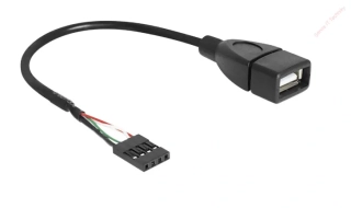 DELOCK USB 2.0 Cable Pin header to A female 20 cm