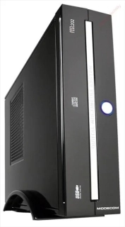 Modecom Feel 202 - Mini ITX / 2x USB 2.0 / zdroj 96W / černo-stříbrná