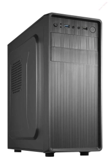 Crono MT-52 Počítačová skříň midi tower, USB 2.0, mATX/ATX, černá