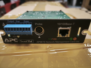 APC Karta síťové správy s funkcí monitorování prostředí - AP9619 - použitý díl